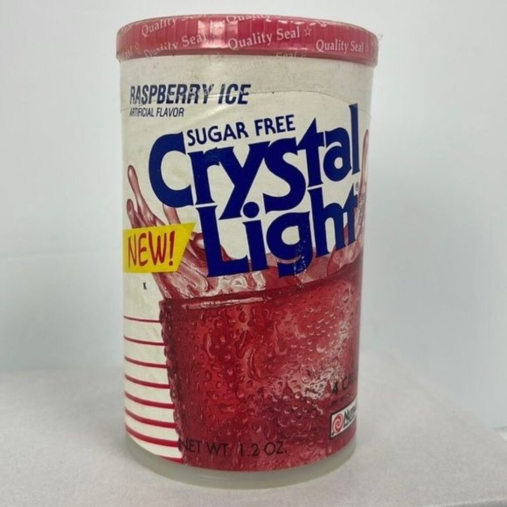 Vtg 80s Raspberry Ice Crystal Light NEW SEALED